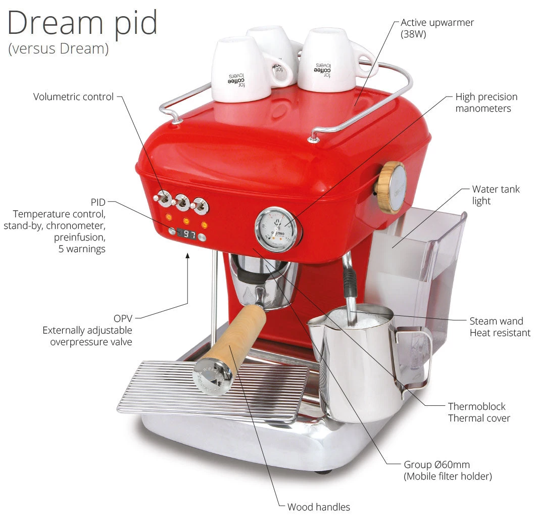 Ascaso Dream W/PID - Polished Tea