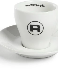 Rocket Espresso Cups - Hashtag Series - Set Of 6 - White Tea