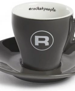 Rocket Espresso Cups - Hashtag Series - Set Of 6 - Grey Tea