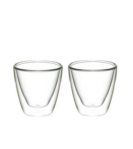Grosche Turino Double Wall Espresso Glasses - 2.4 Oz Tea