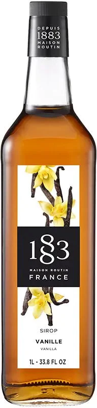 1883 Vanilla Syrup - 1L (Glass Bottle) Tea