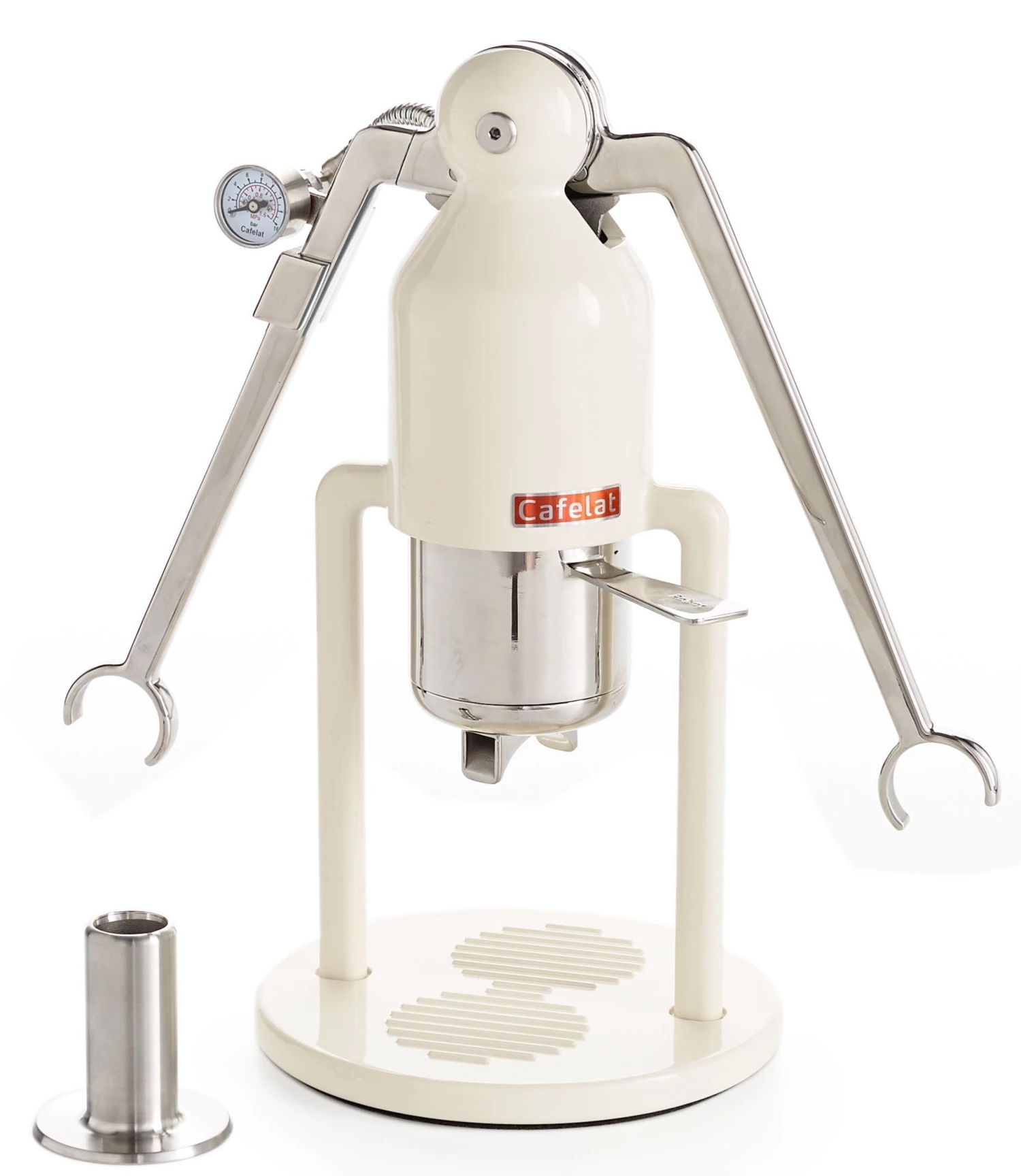 Cafelat Robot - Manual Espresso Maker - Barista Version - Creamy White