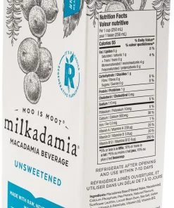 Milkadamia Latte Da Barista - 32 Oz Unsweetened Macadamia Milk Tea