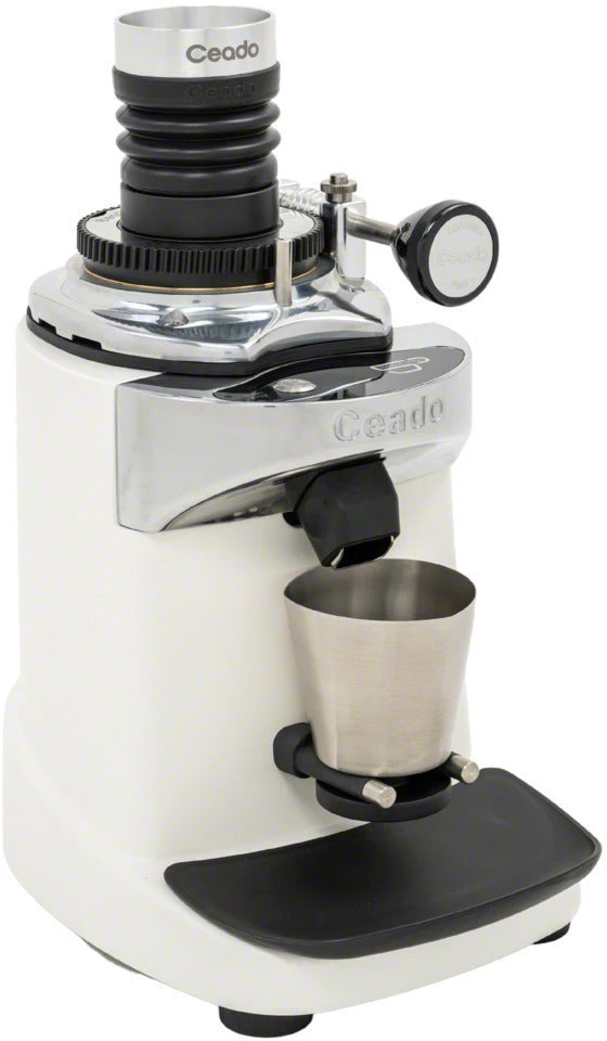 Open Box Ceado E37SD Single Dose Electronic Burr Grinder - White - Imperfection