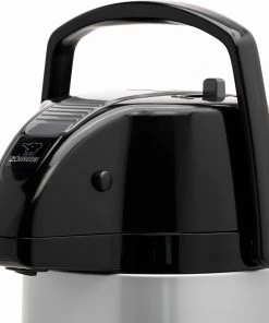 Zojirushi AASB-22 Air Pot Beverage Dispenser, 2.2 Liters, Stainless